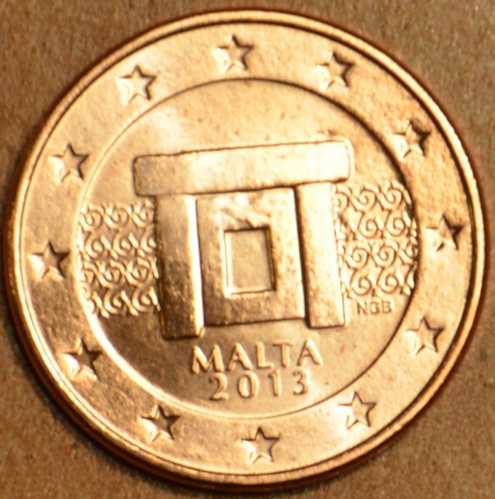 2 cent Málta 2013 (UNC)