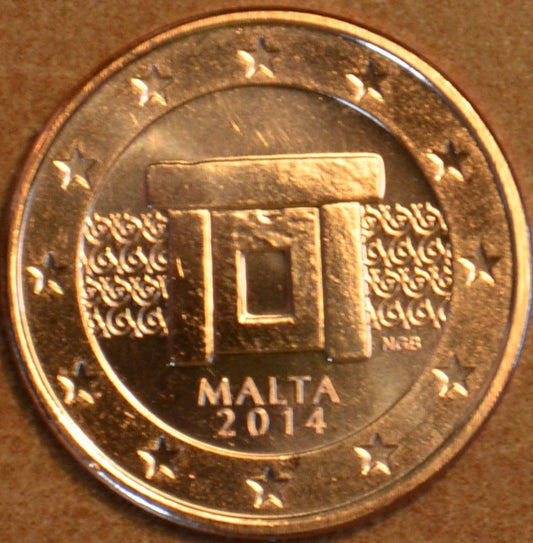 2 cent Málta 2014 (UNC)