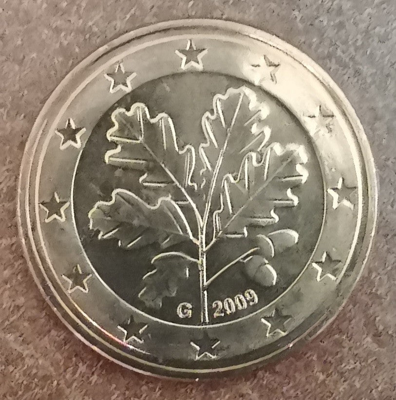 2 cent Németország 2009 "G" (UNC)
