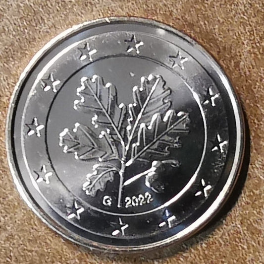 2 cent Németország 2022 "G" (UNC)