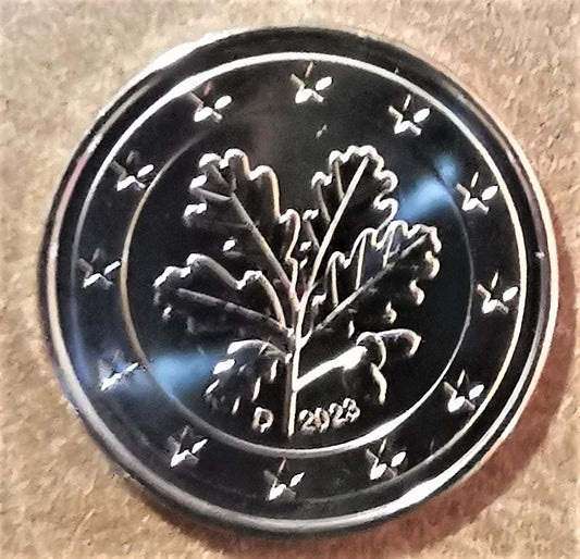 2 cent Németország 2023 "D" (UNC)