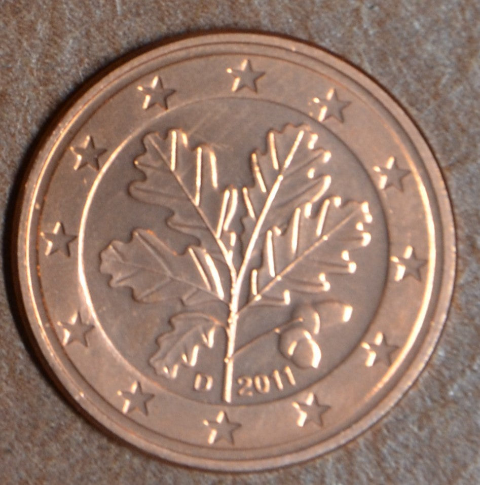 2 cent Németország 2011 "D" (UNC)