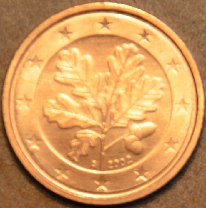 2 cent Németország "G" 2002 (UNC)