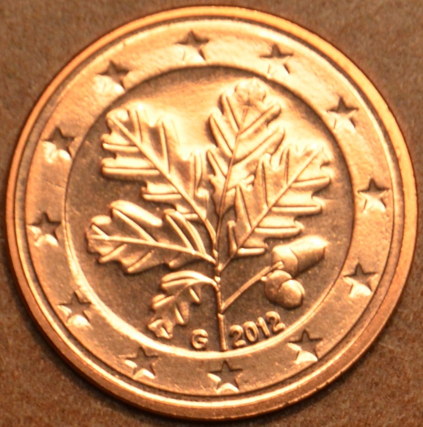 2 cent Németország "G" 2012 (UNC)