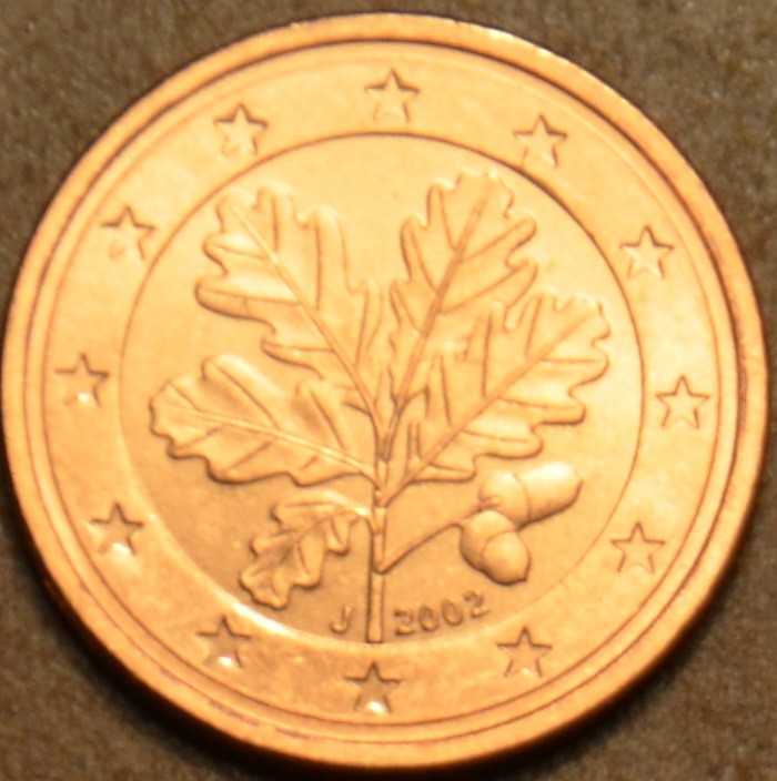 2 cent Németország "J" 2002 (UNC)