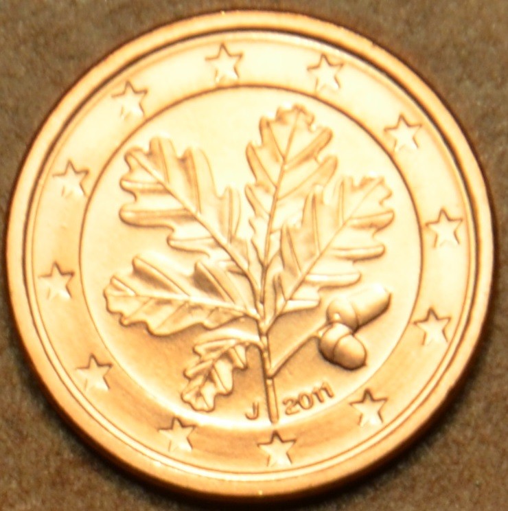 2 cent Németország 2011 "J" (UNC)