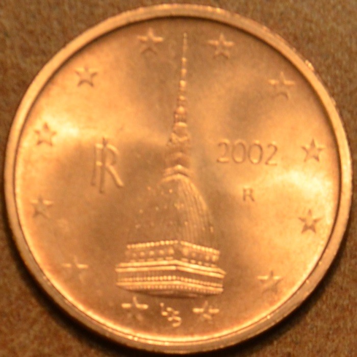 2 cent Olaszország 2002 (UNC)