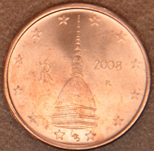 2 cent Olaszország 2008 (UNC)