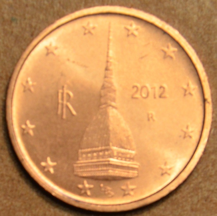 2 cent Olaszország 2012 (UNC)