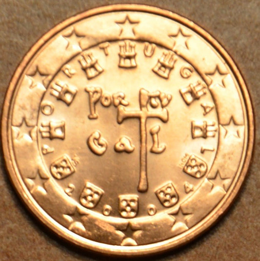 2 cent Portugália 2004 (UNC)