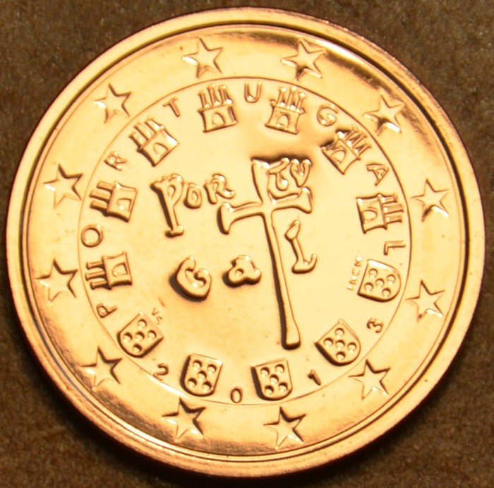 2 cent Portugália 2013 (UNC)