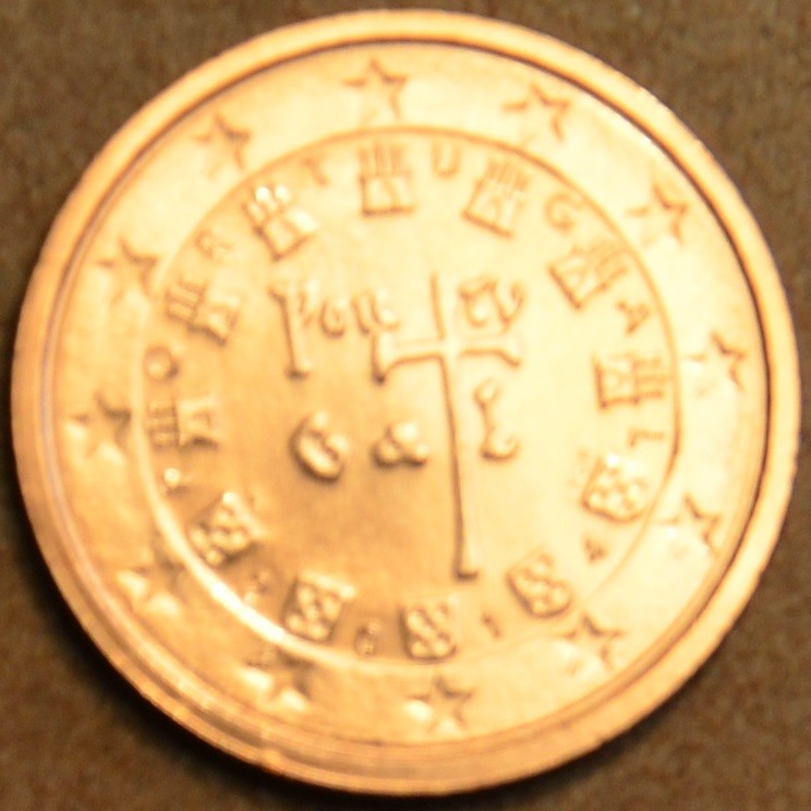 2 cent Portugália 2014 (UNC)