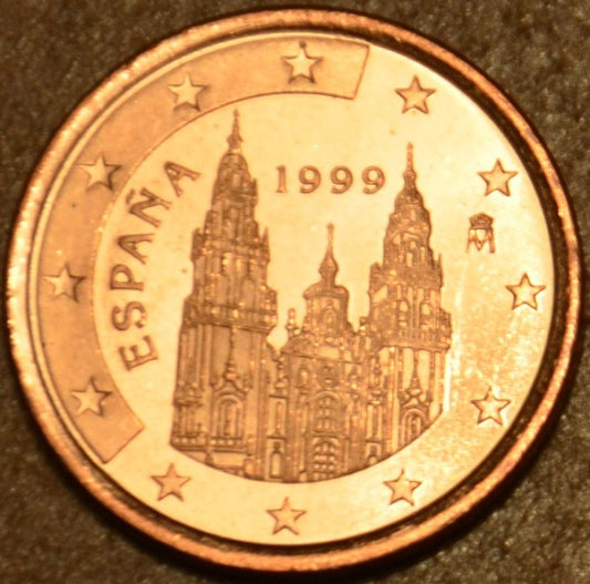 2 cent Spanyolország 1999 (UNC)