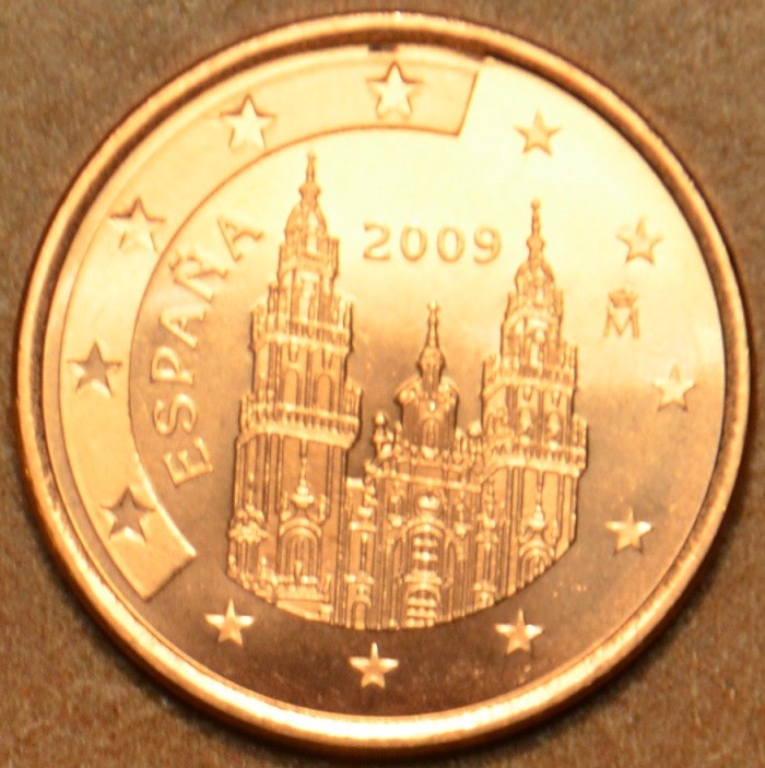 2 cent Spanyolország 2009 (UNC)