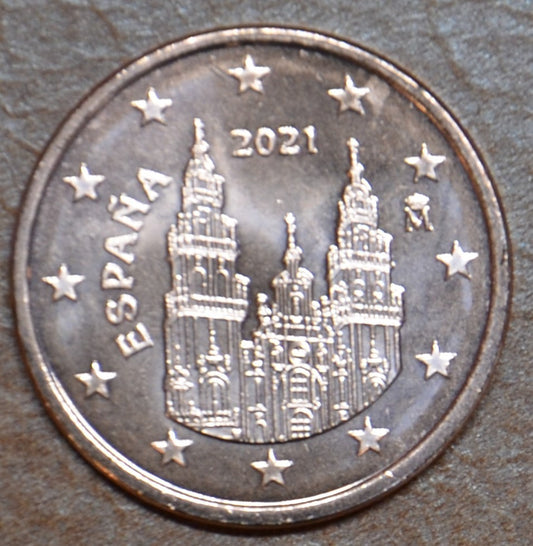 2 cent Spanyolország 2021 (UNC)
