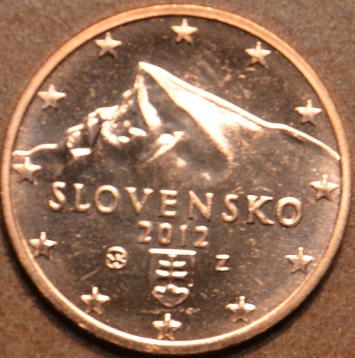 2 cent Szlovákia 2012 (UNC)