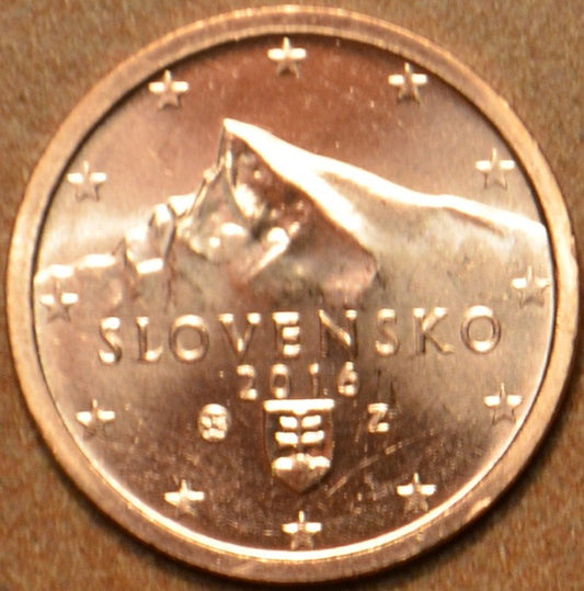 2 cent Szlovákia 2016 (UNC)