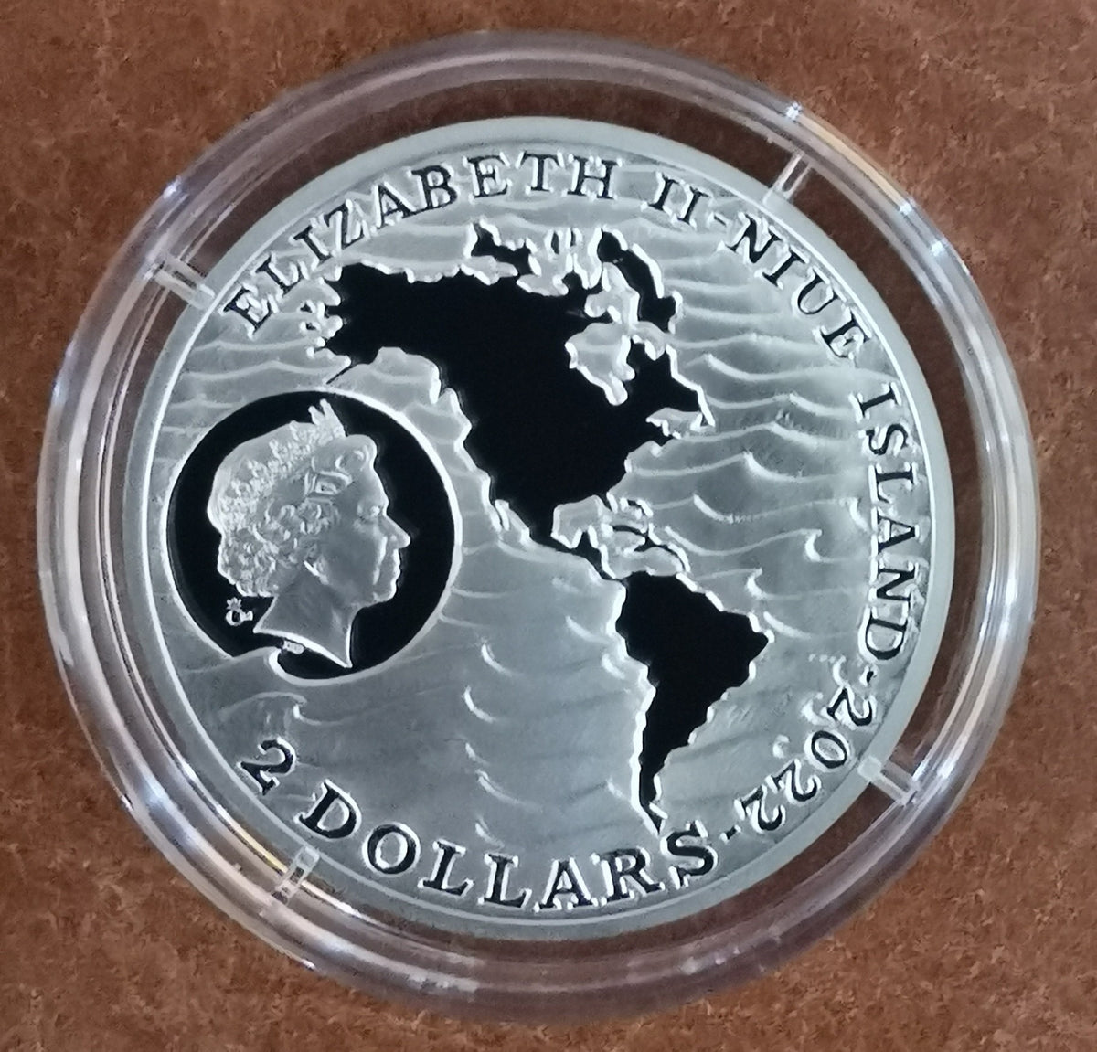 2 dollár Niue 2022 - Amerika felfedezése – Kolumbusz Kristóf (1 oz. Ag proof)