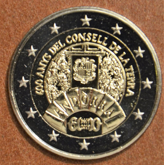 2 Euro Andorra 2019 - Az andorrai parlament 600 éve (UNC)