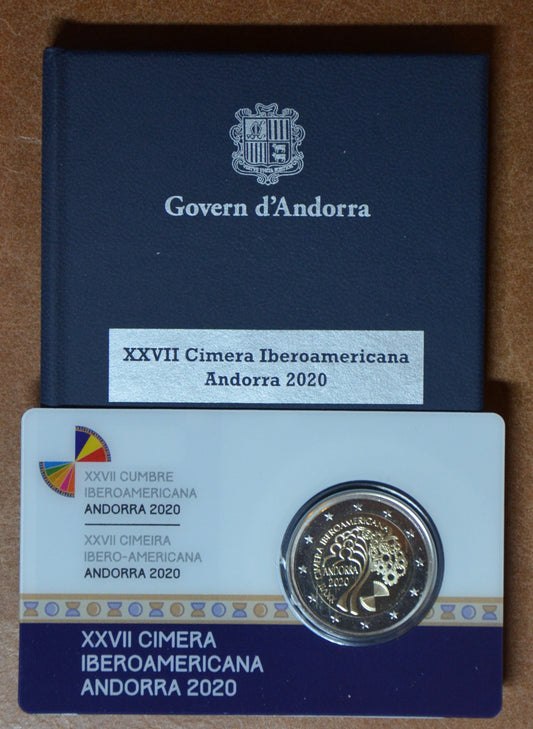 2 Euro Andorra 2020 - 27. iberoamerikai találkozó (Proof)