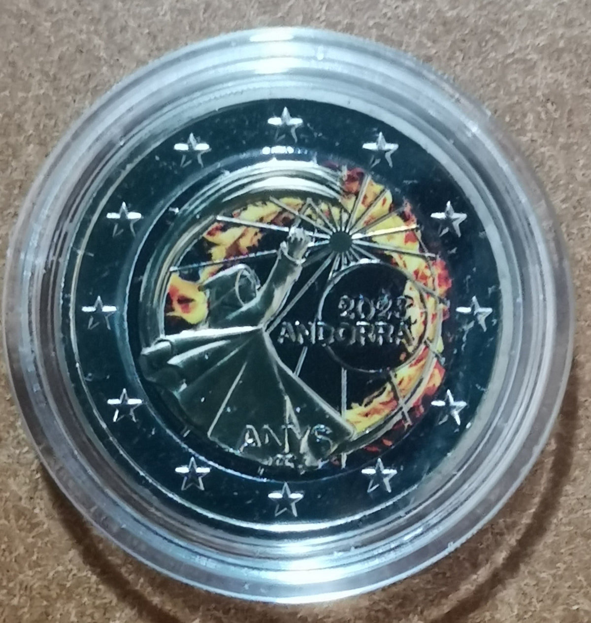 2 Euro Andorra 2023 - Nyári napforduló II. (színezett UNC)