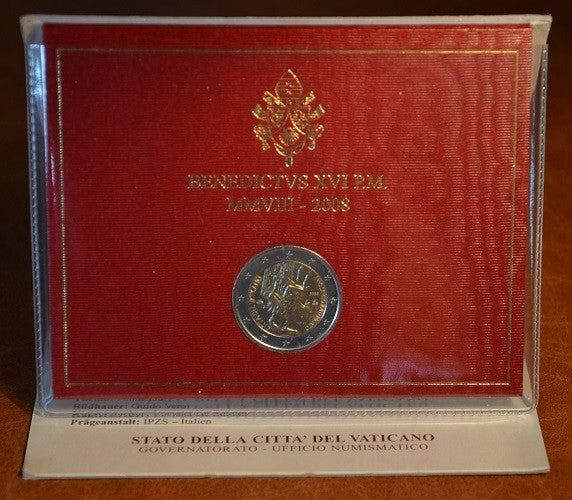 2 Euro Vatikán 2008 - Szent Pál éve-Szent Pál születésének 2000. éve (BU)