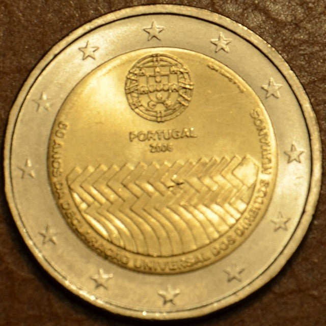 2 Euro Portugália 2008 - A nemzetközi emberi jogok deklarációjának 60. évfordulója (UNC)
