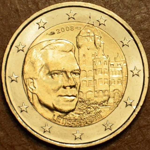 2 Euro Luxemburg 2008 - Henri és a Chateau de Berg (UNC)