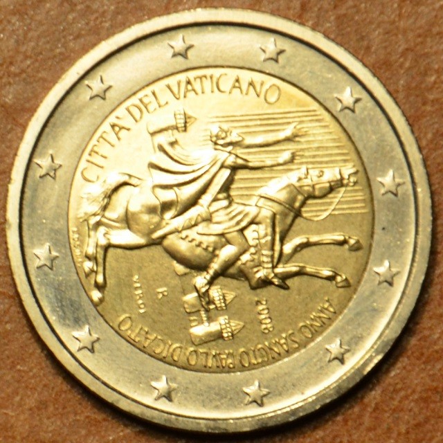 2 Euro Vatikán 2008 - Szent Pál éve-Szent Pál születésének 2000. éve (BU)