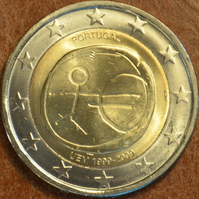 2 Euro Portugália 2009 - 10 éves az Európai Monetáris Unió (UNC)