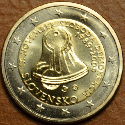 2 Euro Szlovákia 2009 - A szabadságért és demokráciáért vívott harc 20. évfordulója  (UNC)