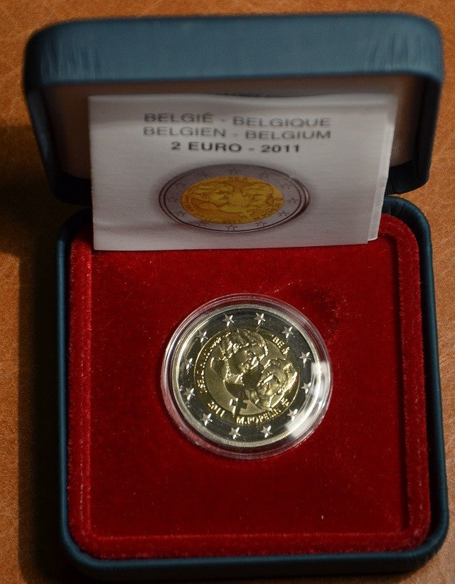 2 Euro Belgium 2011 - A nemzetközi nőnap 100. évfordulója (Proof)