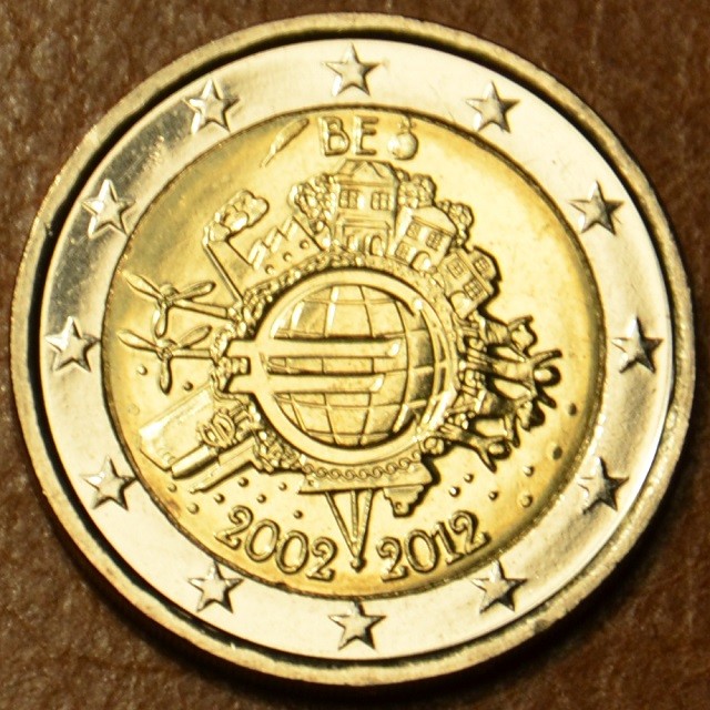 2 Euro Belgium 2012 - Az Euro 10. évfordulója (UNC)