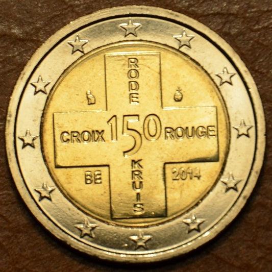2 Euro Belgium 2014 - A belga Vöröskereszt 150. évfordulója (UNC)