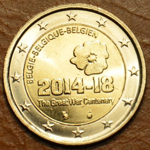 2 Euro Belgium 2014 - Az első világháború kezdetének 100. évfordulója (UNC)