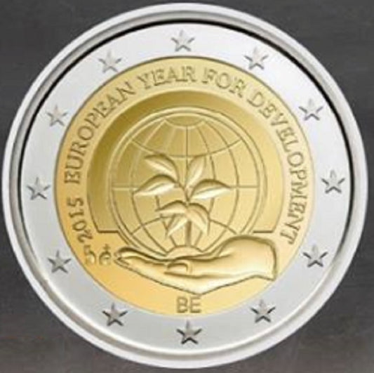 2 Euro Belgium 2015 - A fejlesztés európai éve (UNC)