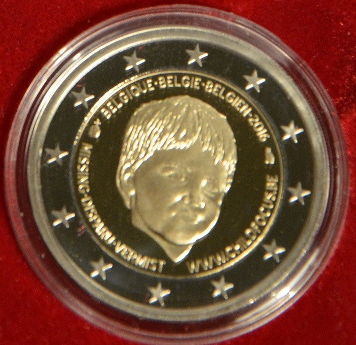 2 Euro Belgium 2016 - Központban a gyermek (Proof)