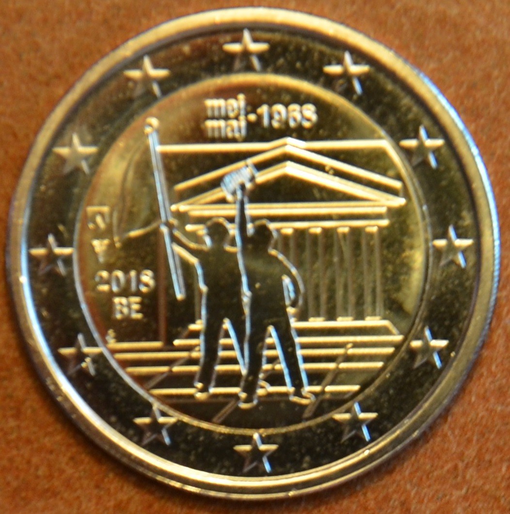 2 Euro Belgium 2018 - 1968 (UNC)