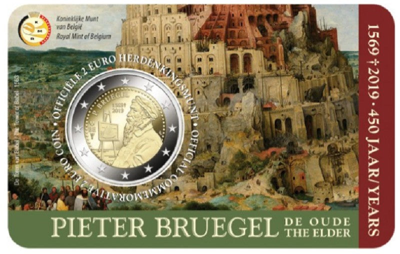 2 Euro Belgium 2019 -  Pieter Bruegel  (BU - holland oldal)