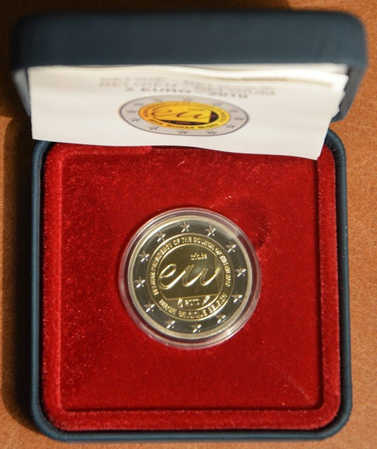 2 Euro Belgium - Belgium EU elnöksége 2010 (Proof)