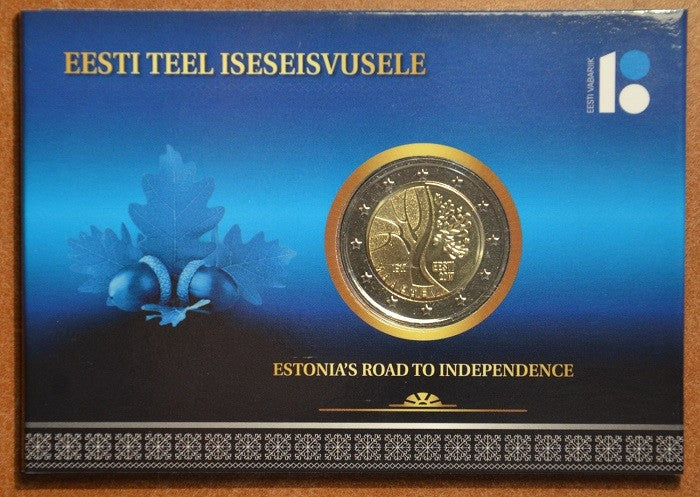 2 Euro Észtország 2017 - A függetlenség útja (BU kártya)