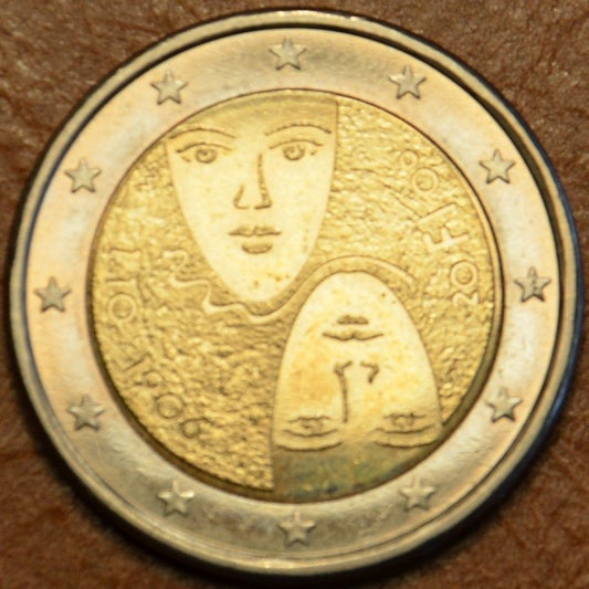 2 Euro Finnország 2006 - Az általános és egyenlõ választójog bevezetésének 100. évfordulója (UNC)