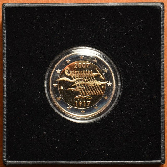 2 Euro Finnország 2007 - Finnország 90 éves függetlensége (Proof)