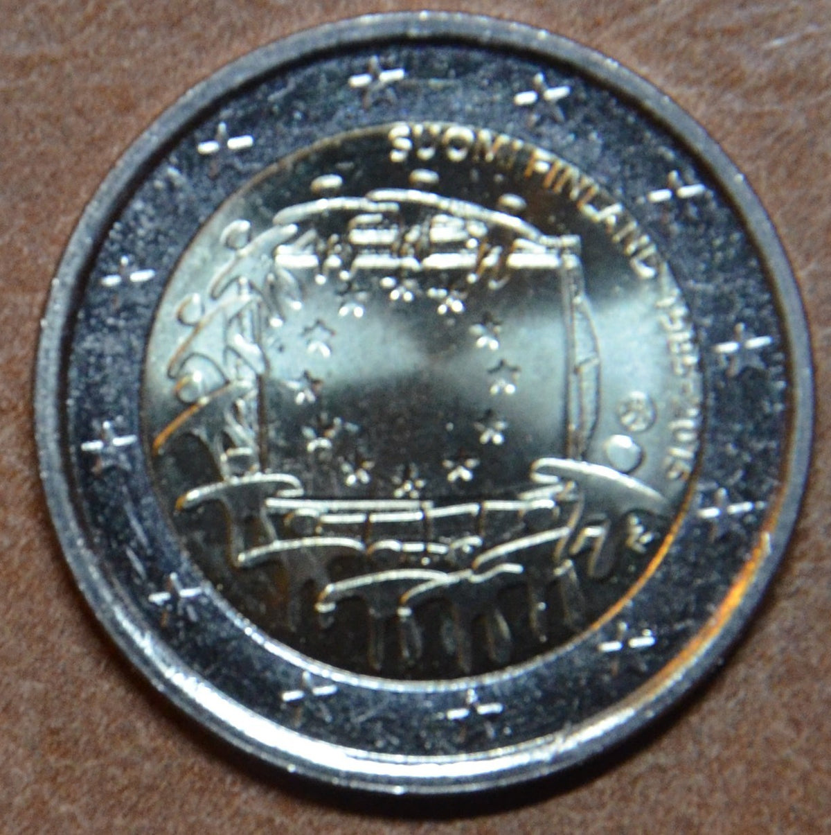 2 Euro Finnország 2015 - Az európai lobogó 30 éve (UNC)