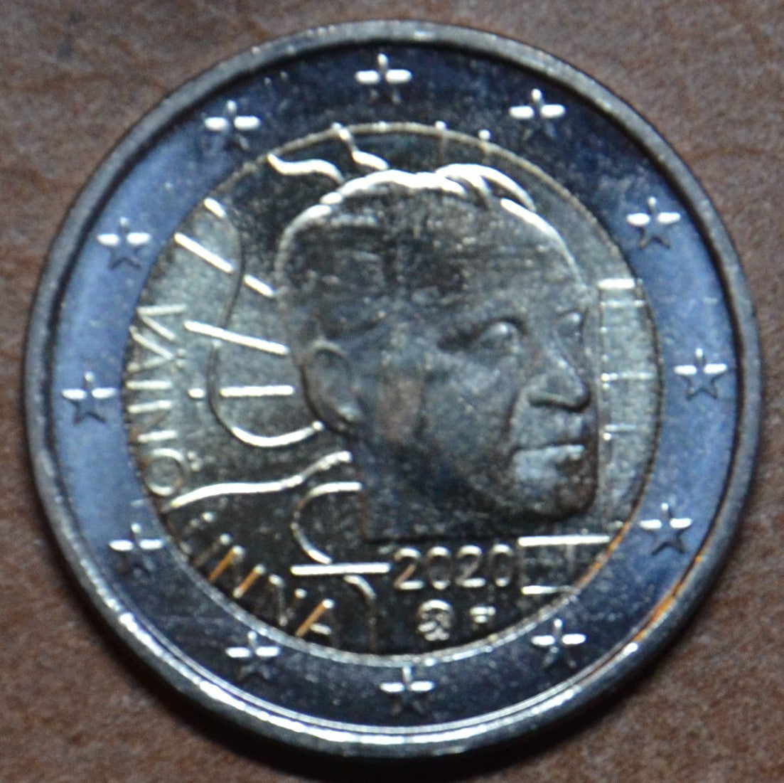 2 Euro Finnország 2020 - Väinö Linna (UNC)