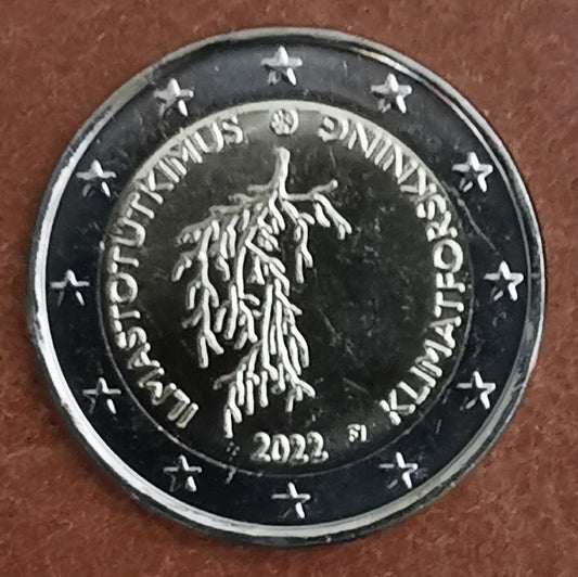 2 Euro Finnország 2022 - A klímakutatás (UNC)