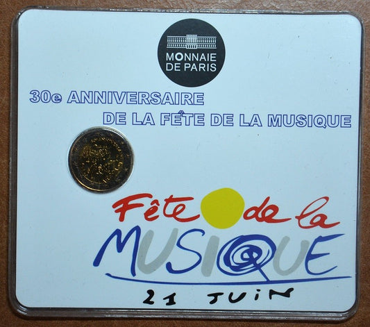 2 Euro Franciaország 2011 - A zene napja 30. évfordulója (BU)