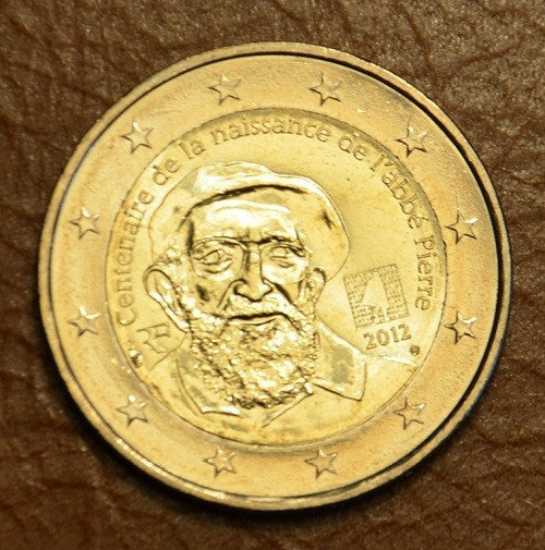 2 Euro Franciaország 2012 - Abbé Pierre születésének 100. évfordulója (UNC)