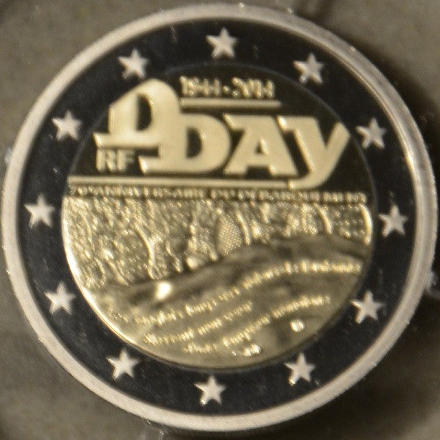 2 Euro Franciaország 2014 - A "D" nap 70. évfordulója (Proof)