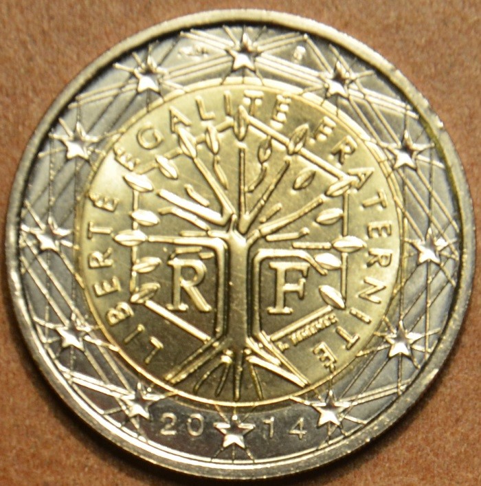 2 Euro Franciaország 2014 (UNC)